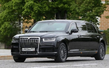 В России показали новейший Aurus Senat Владимира Путина