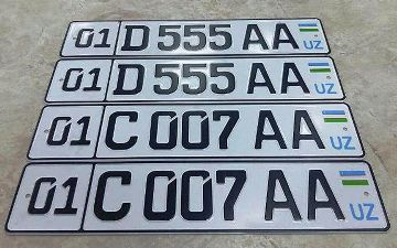 Узбекистанцы потратились на «красивые» номера больше, чем в прошлом году