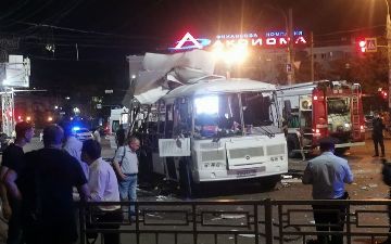 В Воронеже произошел взрыв в автобусе: пострадали 18 человек