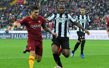 «Рома» одержала победу над «Удинезе». Шомурадов вышел на замену на 86-й минуте