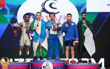 Узбекистанец Достон Ёкубов завоевал золотую и серебряную медали на чемпионате мира по тяжелой атлетике