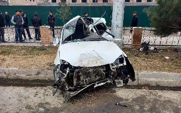 В Намангане подросток за рулем Lacetti погиб в страшном ДТП — фото