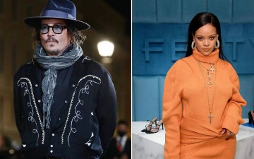 Джонни Депп появится на показе бренда Рианны