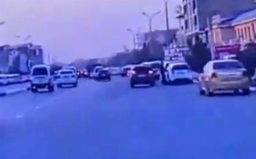 В Андижане водитель Spark наехал на пешехода