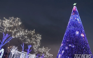 Стало известно, где будет располагаться главная елка Ташкента