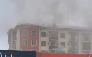 В одной из многоэтажек Ташкента произошел пожар