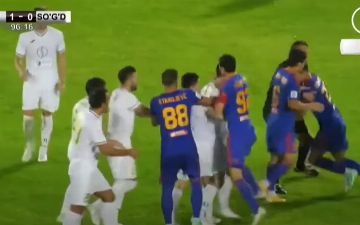 Встреча между командами «Насаф» и «Согдиана» завершилась потасовкой