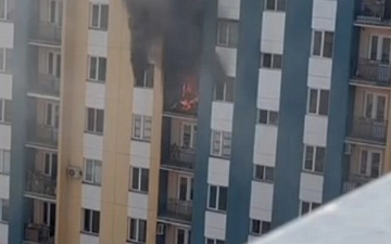 В Ташкенте произошел пожар в многоэтажном доме