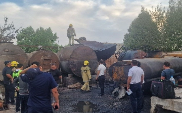 Число жертв взрыва на автозаправке в Самарканде увеличилось до трех