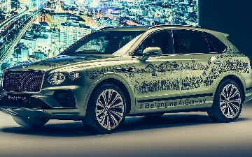 Bentley показал необычный арт-кар Bentayga