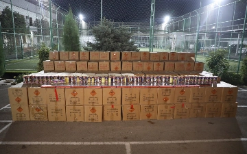 В Фергане нашли и изъяли пиротехнику более чем на 1 млрд сумов