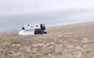 В Казахстане эвакуировали людей из-за обломка космокорабля — видео