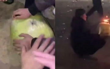 В Фергане арестовали и оштрафовали парней, запускавших самодельную пиротехнику