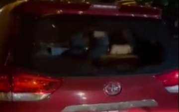 Неизвестные обстреляли служебное авто посольства Азербайджана в США — видео