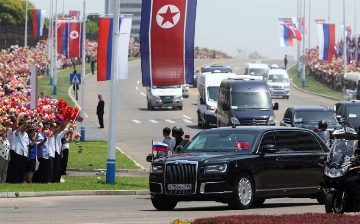 Владимир Путин подарил Ким Чен Ыну еще один Aurus и прокатил его