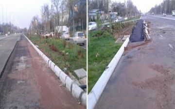 Возбуждено уголовное дело в отношении чиновников, виновных в проседании грунта по улице Ахмада Дониша