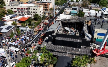 Число жертв обрушения крыши ночного клуба в Доминикане увеличилось до 184