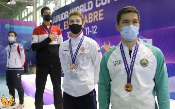Кубок мира среди молодёжи по фехтованию: представитель Узбекистана Пазилбек Генджебаев завоевал «бронзу» в состязаниях на сабле