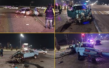 В Мирзо-Улугбекском районе Ташкента «Матиз» уничтожил «Жигули» в ДТП - фото и видео страшной аварии