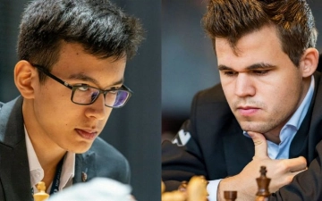 Абдусатторов опережает Карлсена на турнире по быстрым шахматам