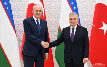 Шавкат Мирзиёев принял делегацию Великого национального собрания Турции