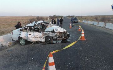 В Джизакской области двое водителей автомобилей Nexia насмерть врезались друг в друга 