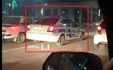 Сотрудника ДПС оштрафовали за наезд на сплошную линию