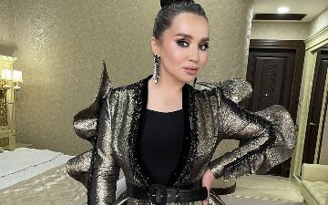 Платье как у Барби: Шахзода Мухаммедова сшила платье из 45 метров ткани