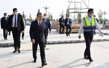 Шавкат Мирзиёев ознакомился с проводимой работой в парке «Новый Узбекистан»