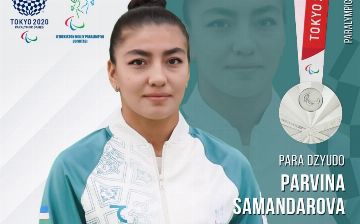 Пара-дзюдоистка Парвина Самандарова завоевала серебряную медаль 