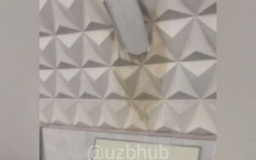 В метро Ташкента дождь спровоцировал протечку