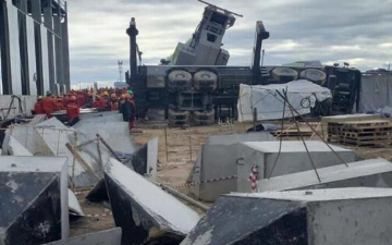 В России узбекистанца насмерть придавило стрелой упавшего крана