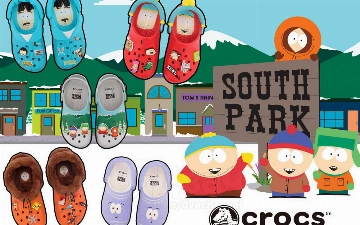 Crocs представили коллекцию сабо по мотивам мультсериала «Южный Парк»
