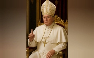 «Не имею к этому никакого отношения». Трамп отверг причастность к своему изображению в образе Папы римского