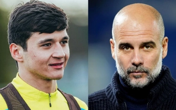 «Обладает особыми качествами». Гвардиола снова расхвалил Хусанова