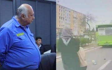В Ташкенте уволили водителя автобуса, который не уступил дорогу женщине с ребенком