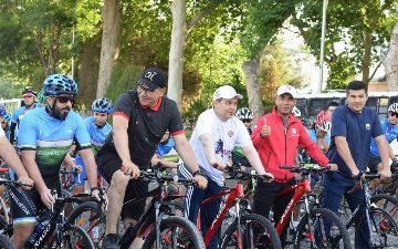 В Ташкенте прошел велозаезд с участием президента Азиатской конфедерации велоспорта