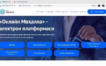 В Узбекистане потратили $755 тысяч на создание сайта «Онлайн махалла»