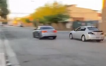 Уличная гонка двух иномарок завершилась необходимостью посещения автосервиса