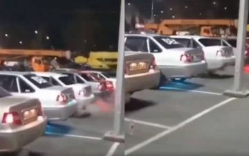 В Узбекистане несколько вторых «Нексий» на стоянке исполнили «тверк» — видео