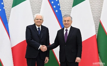 Шавкат Мирзиёев провел переговоры с президентом Италии 