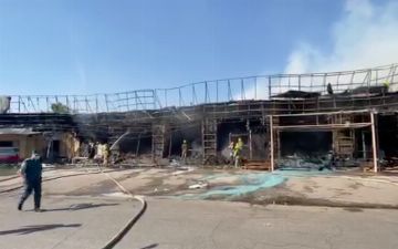  Выяснились подробности пожара рядом с базаром «Джами»