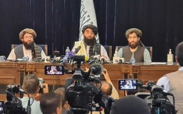 Представитель «Талибана» провел первую пресс-конференцию