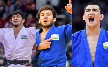 Сборная Узбекистана завоевала три «бронзы» на турнире «Большого шлема» по дзюдо