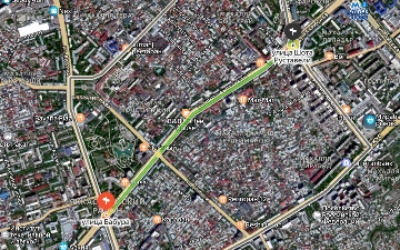 Улицу Шота Руставели в Ташкенте перекрыли на три недели