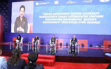 Перед выборами президента состоялся открытый диалог, посвященный правам женщин