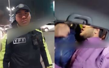 На Чиланзаре инспектор ДПС применил силу по отношению к водителю «Ласетти»