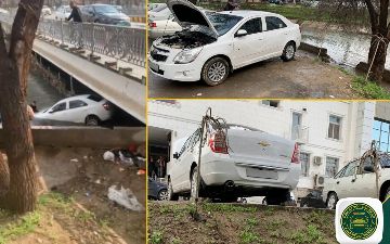 В Ташкенте Cobalt «вылетел» в канал 