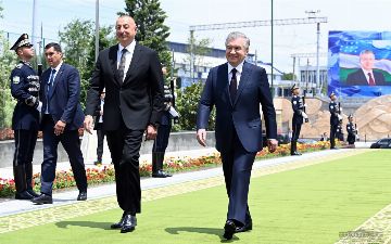 В Ташкенте открыли улицу в честь Гейдара Алиева — видео