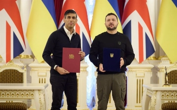 Великобритания первой в G7 подписала с Украиной соглашение о гарантиях безопасности